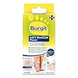 Burgit Footcare Anti Warzen Pflaster, Lindert Schmerzen, 14 Stück (1er...