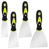 4 Stücke Putty Messer Spachtel Set, Edelstahl Malerspachtel,...