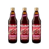 RABENHORST - Cranberry Muttersaft 3er Pack (3 x 700 ml) - 100 % purer...