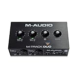 M-AUDIO M-Track Duo - USB Audio Interface für Aufnahmen, Streaming und...