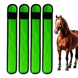 Knöchelbänder für Pferde, 4 Stück, sichtbare Gamaschen für Pferde, 4...