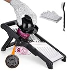 Mandoline Gemüsehobel 5-in-1 Profi Verstellbar Gemüseschneider...
