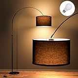 Modlicht Bogenlampe Wohnzimmer Stehlampe JASMIN I Inklusive LED E27 I...