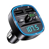 ORIA Bluetooth FM Transmitter Auto, Bluetooth 5.3 Adapter für Auto Radio,...