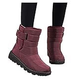 Stiefeletten Damen Warm Damenstiefel rutschfest Schlupfboots Wasserdicht...
