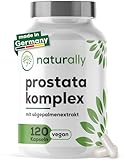 naturally Prostata Komplex Kapseln hochdosiert [120 Stück] –...
