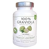 100% GRAVIOLA FRUCHT-EXTRAKT 4000 mg -10 :1 Hochdosiert- 180 Kapseln á 400...