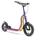 STAR SCOOTER Kinder Tret Roller ab 6-7 Jahre | 12/10 Zoll Mixed City Kick...