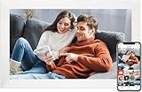 Frameo 15.6 Zoll Digitaler Bilderrahmen WLAN Fotorahmen Weiß 1920 * 1080...