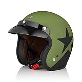 ORIGINE Offener Motorrad Jethelm ECE Zugelassener Roller Helm mit...