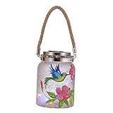 Tofficu 1 Stück Solar Jar Lampe für Garten Dekorative Solarlaterne Chic...