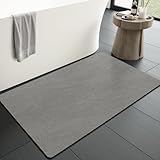 KAZOLEN rutschfeste Badematte Super Absorbierende Badezimmerteppich: dünn...