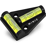 MINIC Magnetische-Kreuzwasserwaage - Wasserwaage klein - Strapazierfähig...