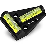 MINIC Kreuzwasserwaage - Wasserwaage klein - Strapazierfähig und...