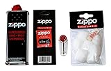 Original Zippo Zubehör-Starterset - bestehend aus 1 x Original Zippo...