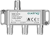Axing BVE 3-01X 3-Fach Verteiler 6 dB 5-1800 MHz TV Data Internet...