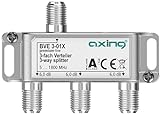 Axing BVE 3-01X 3-Fach Verteiler 6 dB 5-1800 MHz TV Data Internet...