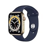 Apple Watch Series 6 (GPS + Cellular, 44 mm) – Goldfarbenes...