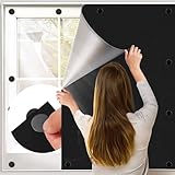BKSAI Fenster Verdunkelung Magnetisch 100X145CM Verdunklungsstoff...
