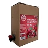 SIVIFOOD Granatapfelsaft im 3 Liter Vorteilspack - 100% natürlicher...