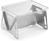 Mini Grill, Camping Grill Klappgrill, Holzkohlegrill Picknickgrill...