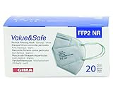 Gima Ergonomische, Faltbare, Staubfeste Value&Safe FFP2-Filtrierende Maske,...