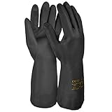 HandschuhMan. 1 Paar Schwarze Gummihandschuhe Neopren,...