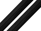 1m Falzgummi 20mm Faltgummi elastisches Einfassband Schrägband Saumband...