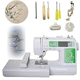Nähmaschine, Computergestützte Stickmaschine mit 72 Designs, 100 x 235 mm...