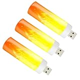 Flammenbirne – LED, 8,6 X 2,3 Cm, Flammenlicht, Realistischer Feuereffekt...
