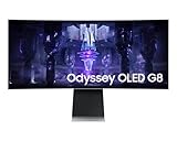 Samsung Odyssey OLED G8 Gaming Monitor S34BG850SU, 34 Zoll, AI Upscaling,...