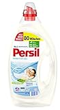 Persil Sensitive Gel (80 Waschladungen), Flüssigwaschmittel für...