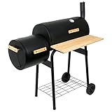 BBQ-Toro BBQ Smoker Grill, Holzkohle mit Feuerbox, Kombination, Grillwagen...