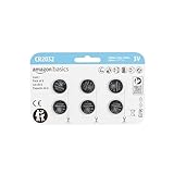 Amazon Basics CR2032 Lithium-Knopfzellenbatterie, langanhaltende Leistung,...