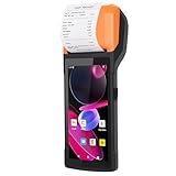 Bisofice Android 14 PDA Handheld POS Terminal Belegdrucker, Mobile Computer...