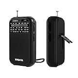XHDATA D220 Radio Klein, FM AM UKW Radio, BatteriebetriebenesRadio,...