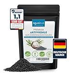 AGUALEVE® Premium Aktivkohle Granulat 200g aus Kokosnussschalen - Die Nr....