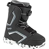 Nitro Unisex – Erwachsene Droid QLS ´22 Snowboardboot, BLK-WHT-Charcoal,...