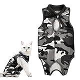 Cat Recovery Anzug, Tarnung Recovery Suit Katze, Chirurgischer...