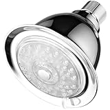 Duschkopf mit LED-Lichtern - Farbwechsel LED Duschhand Hochdruck Duschhand...