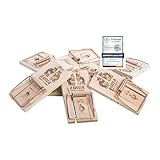 NEUSTANLO | 10 Stück Mausefalle aus Holz | Schlagfalle, Mäusefallen,...
