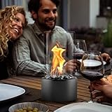 Edelfeld - Wärmender Tischkamin für Garten Terrasse Balkon Tisch Deko -...