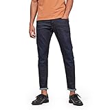 G-Star Herren 3301 Regular Tapered Jeans, Blau (dk aged 51003-7209-89), 34W...