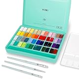 ABEIER HIMI Gouache Farben Set, 48 Farben x 12 ml, einzigartiges...