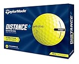 TaylorMade Yellow Distance+ Golfbälle 2021