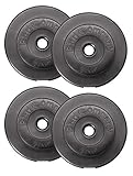 Bad Company Hantelscheiben 30/31 mm Kunststoff 20kg I Gewicht Set 4 x 5 kg...