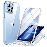 Miracase 360 Grad für iPhone 13 Pro Max Hülle mit Eingebaut Glas...