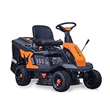 FUXTEC Aufsitzmäher FX-RMR66, Rasentraktor mit eStart, Schnittbreite 66...