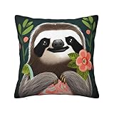 PAQOLSMCKR Dekokissen, 30,5 x 30,5 cm, dekorativer Kissenbezug mit...