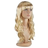 TRIXES Blonde Perücke – 50,8 cm langes, gewelltes, natürlich...